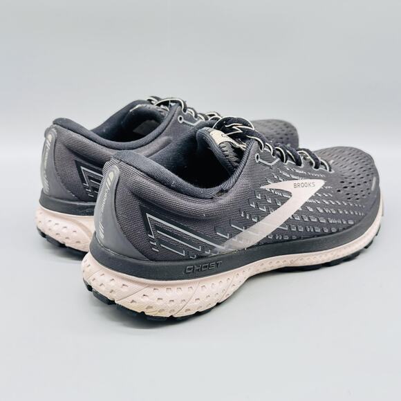 Brooks Shoes Women 7.5 Gray Black Ghost Neutral Running Cushion Athletic Sneaker - Picture 9 of 13